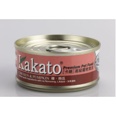 Kakato Chicken & Pumpkin 雞、南瓜 170g  X 48罐